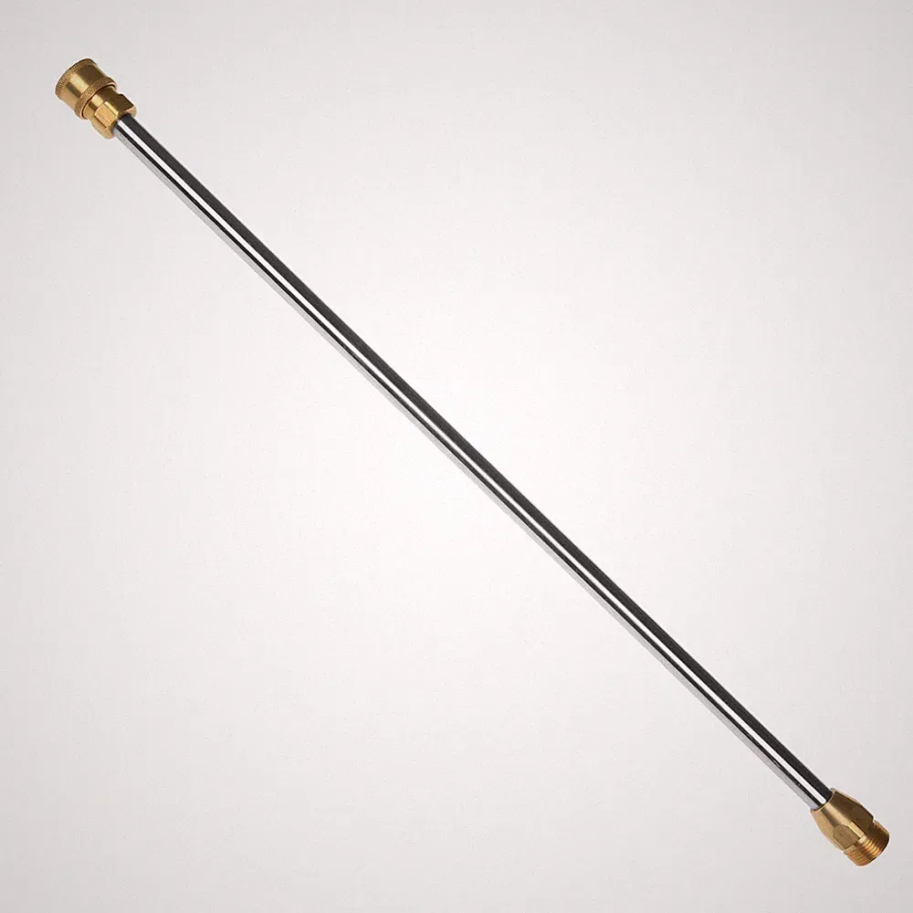 Sooprinse Pressure Washer Wand,Stainless Steel 16 Inch Extension Wand, Silver