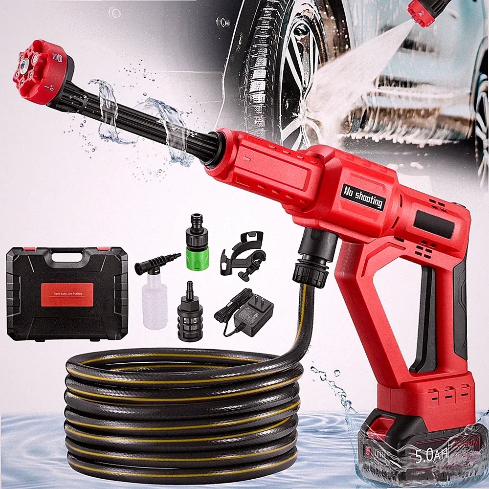 SPEEDWOW Cordless Pressure Washer, 1060 PSI, 2.8 GPM, Brushless Motor, 6-in-1