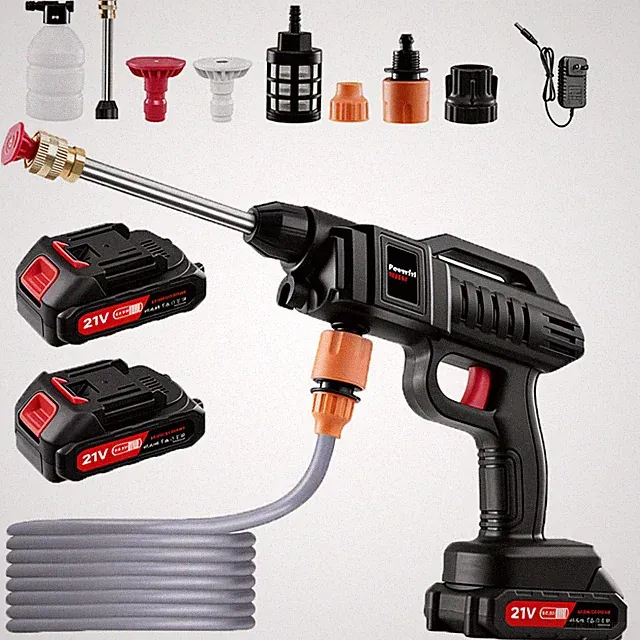 Spray Electric Water Washer Tool Gun High Portable Pressure Cordless Cleaner Car