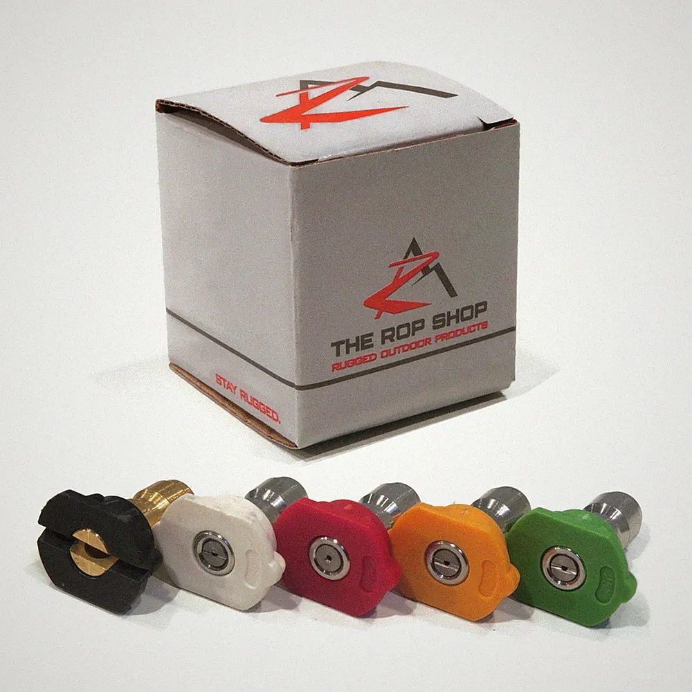 Spray Tip Nozzle Set for many Craftsman, Ryobi Pressure Washers with 1/4" QC