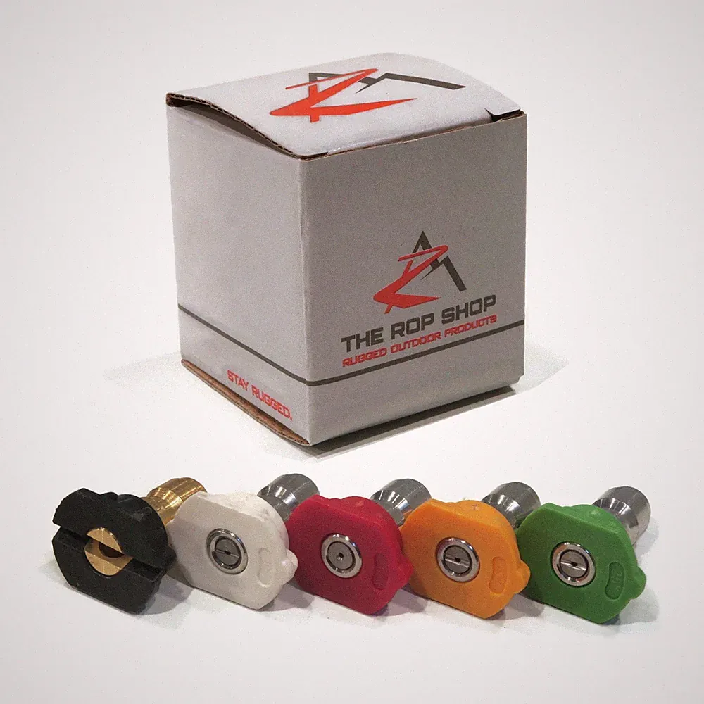 Spray Tip Nozzle Set for many Troy Bilt, Brute Pressure Washers with 1/4" QC
