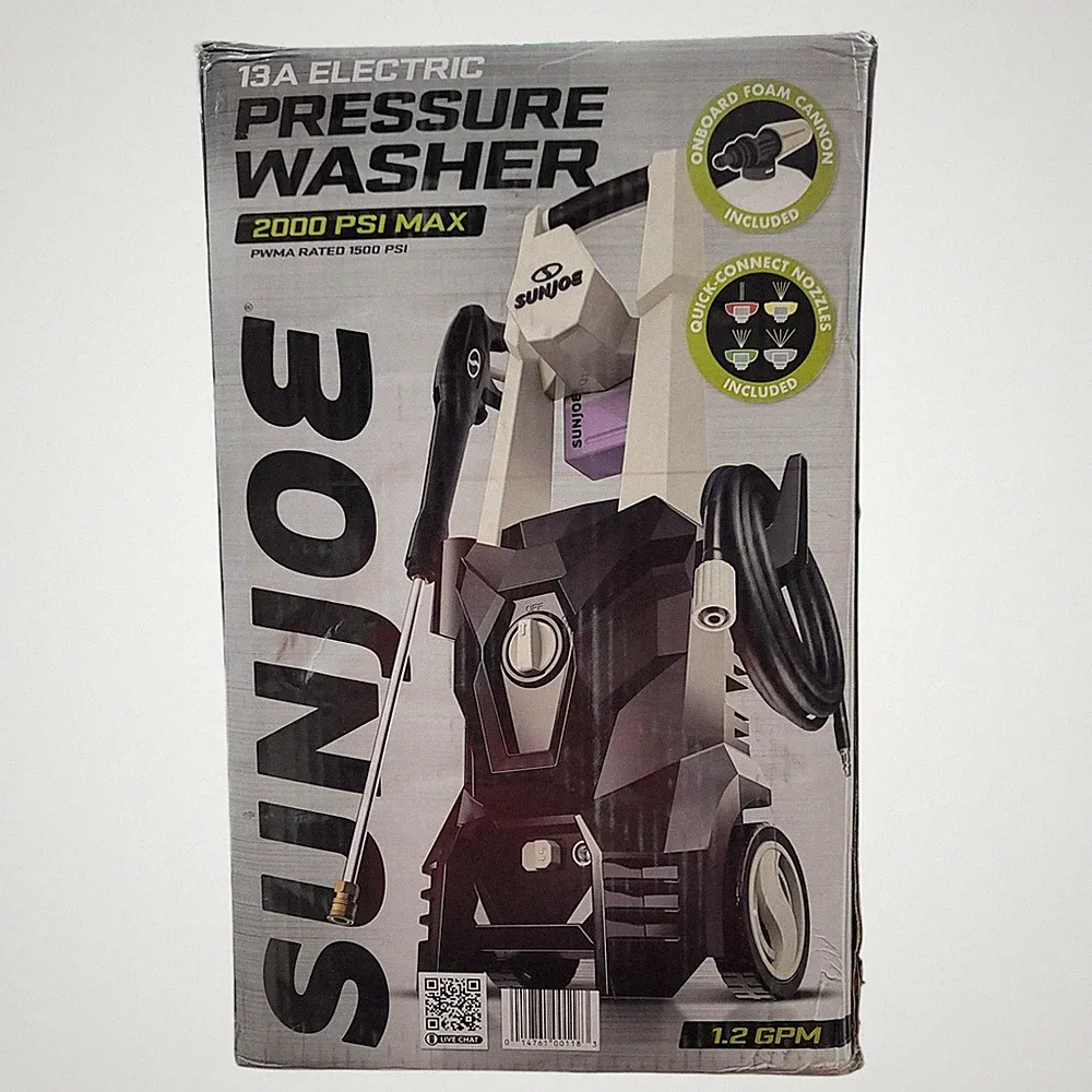 SPX200-GO Sun Joe 2000 PSI Max All-Purpose Electric Pressure Washer | 13-Amp