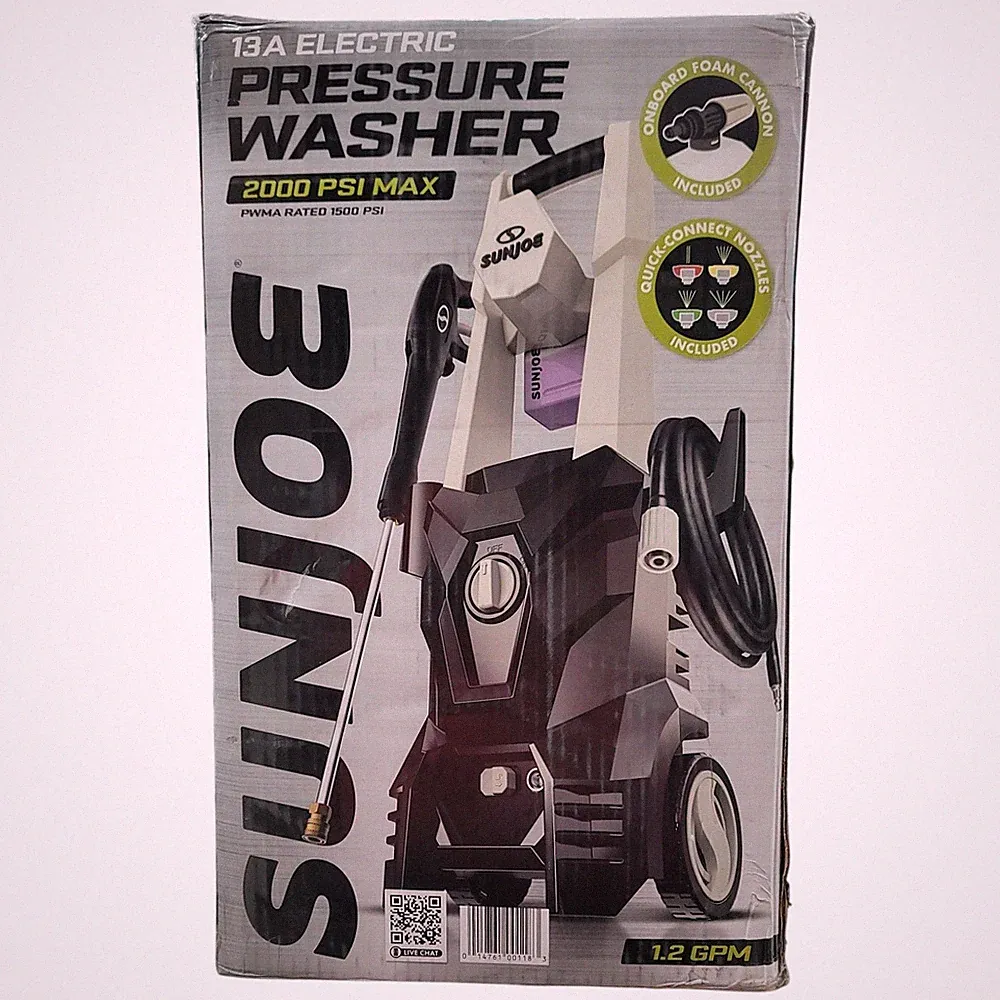 SPX200-GO Sun Joe 2000 PSI Max All-Purpose Electric Pressure Washer | 13-Amp