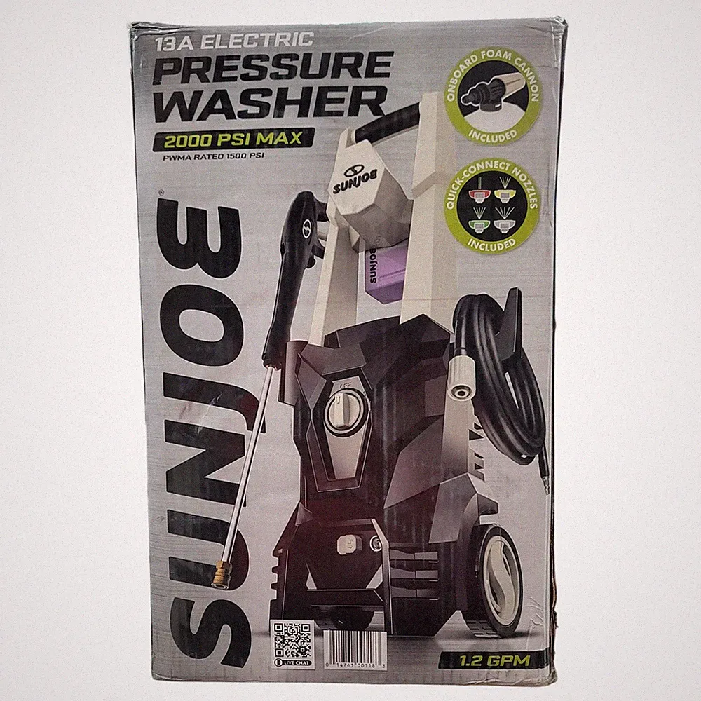 SPX200-GO Sun Joe 2000 PSI Max All-Purpose Electric Pressure Washer | 13-Amp