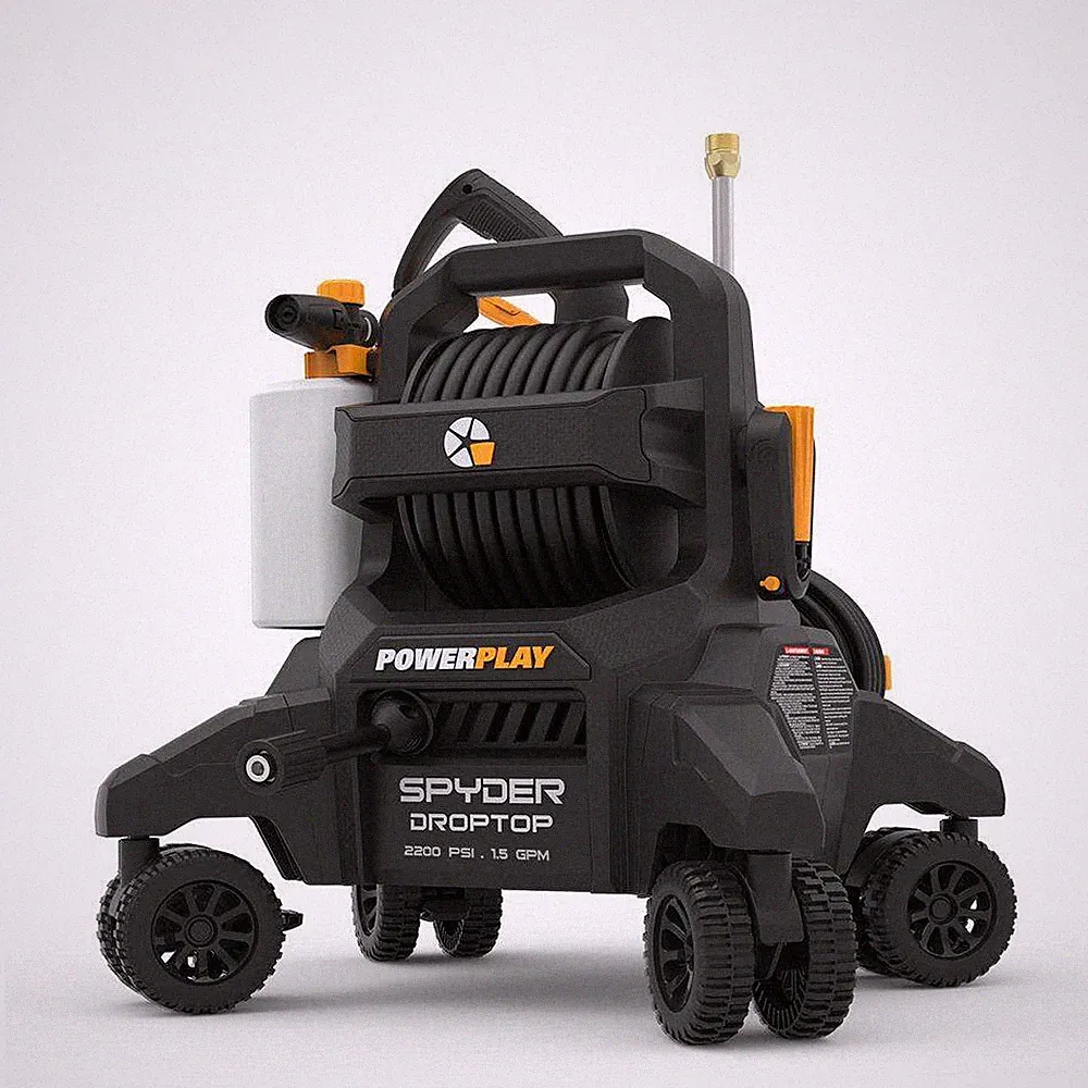 Spyder Droptop 2200 PSI 1.5 GPM 13 Amp Cold Water Electric Pressure Washer with