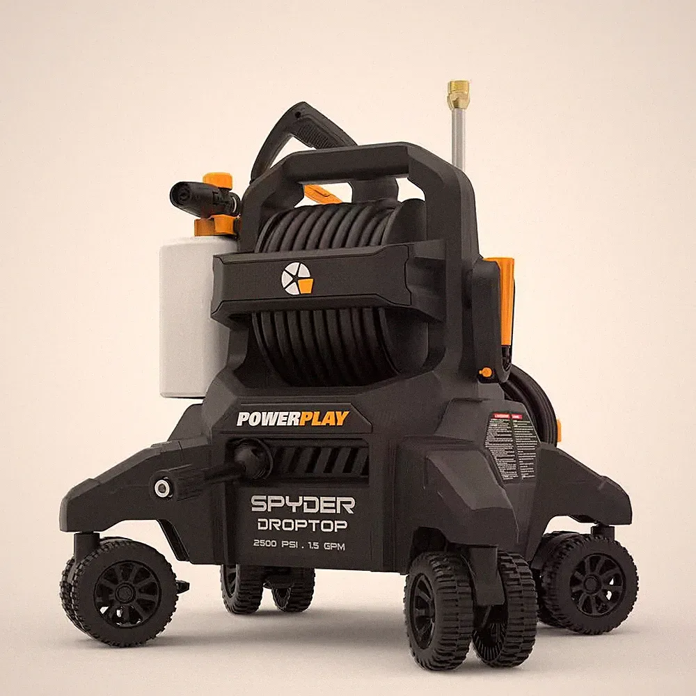Spyder Droptop 2500 PSI 1.5 GPM 13 Amp Cold Water Electric Pressure Washer with
