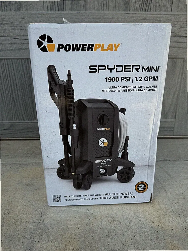 Spyder Mini 1900PSI @ 1.9GPM Electric Pressure Washer | New In Box & Unused