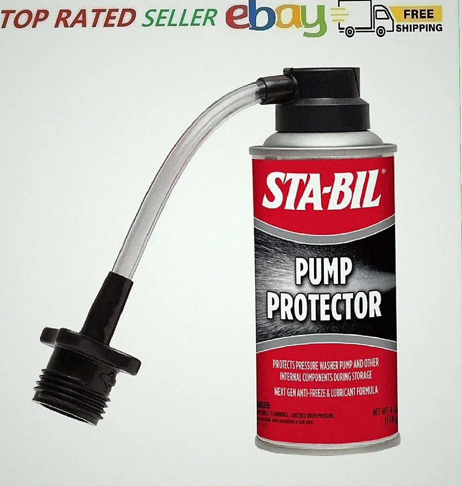 STA-BIL Pressure Washer Pump Protector Pistons Seals Saver Lubricant Anti-Freez