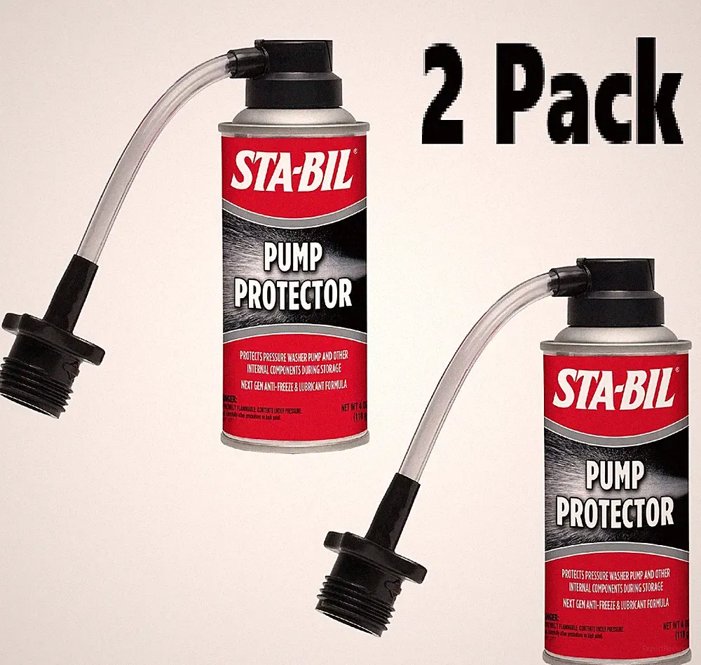 STA-BIL Pressure Washer Pump Protector Pistons Seals Saver Lubricant Anti-Freez