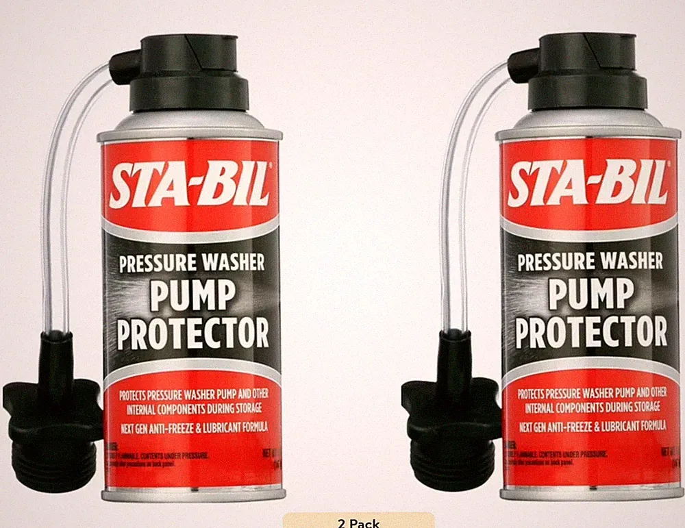 STA-BIL Pressure Washer Pump Protector Pistons Seals Saver Lubricant Anti-Freez
