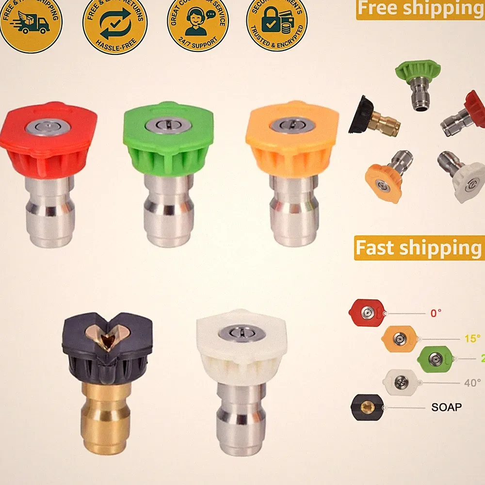 Stainless Steel Pressure Washer Nozzles – 5 Tips for All Your Needs
