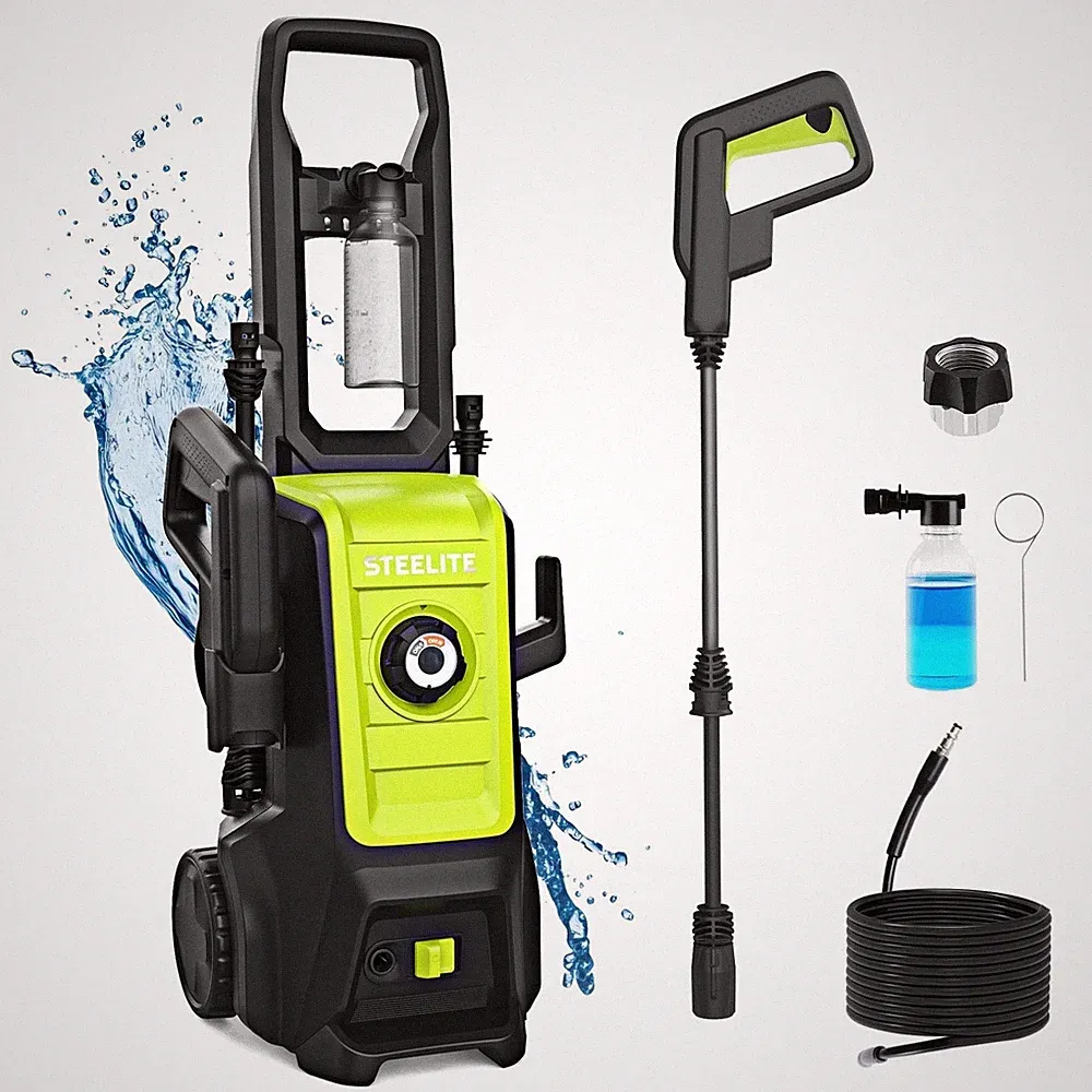 Steelite AZ6004 Electric Pressure Washer, 3500 PSI, Max 2.25 GPM Portable Power