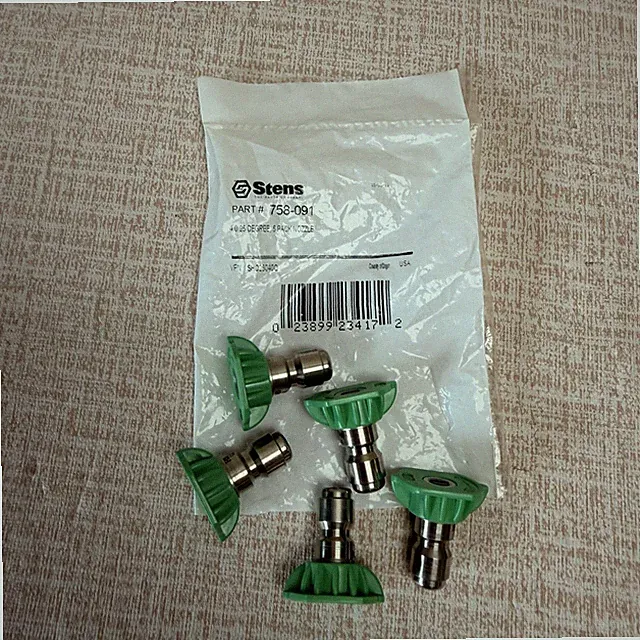 Stens 758-091 General Pump Pressure Washer Nozzle Shop Pack 4.0 Size, Green, 5 P