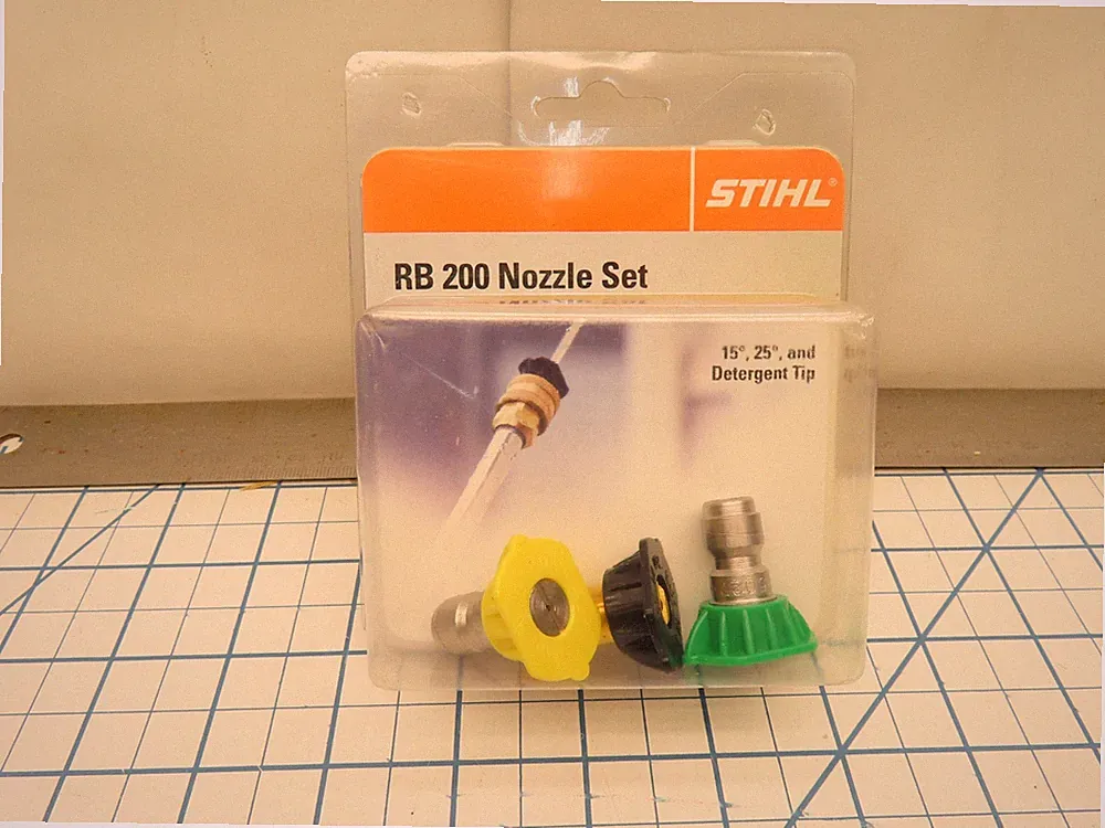 Stihl 4789-007-1000 RB 200 Pressure Washer Nozzle Tip Set 3 Piece