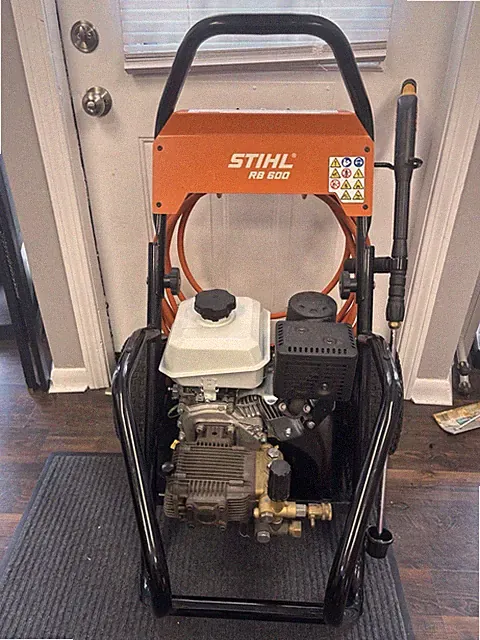 Stihl RB 600 Commercial Pressure Washer Runs Leaks Water