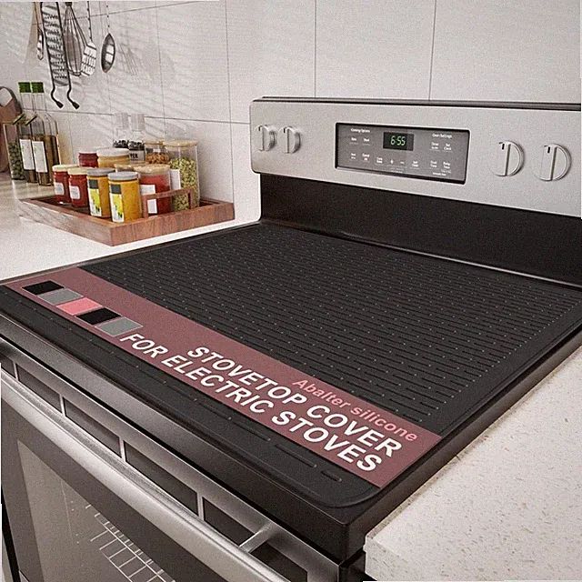 Stove Top Cover for Electric Stove - Food Grade Ceramic Stove top Cover, Sili...