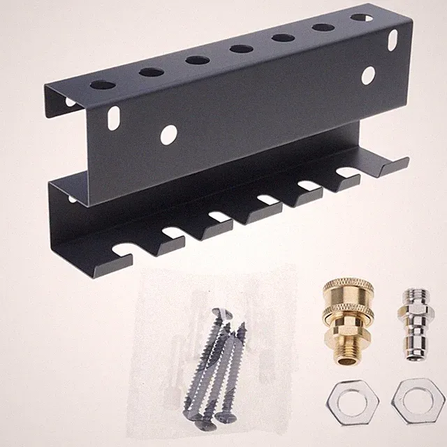 Sturdy Stainless Steel Pressure Washer Rack Wall Mount Design for Accessories