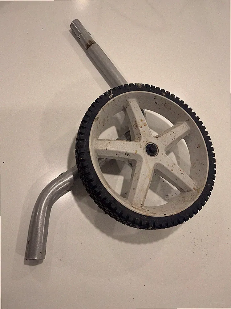 SUBARU EA190V FUEL GAS POWERWASHER ( LEFT SIDE Pressure washer wheel assembly)