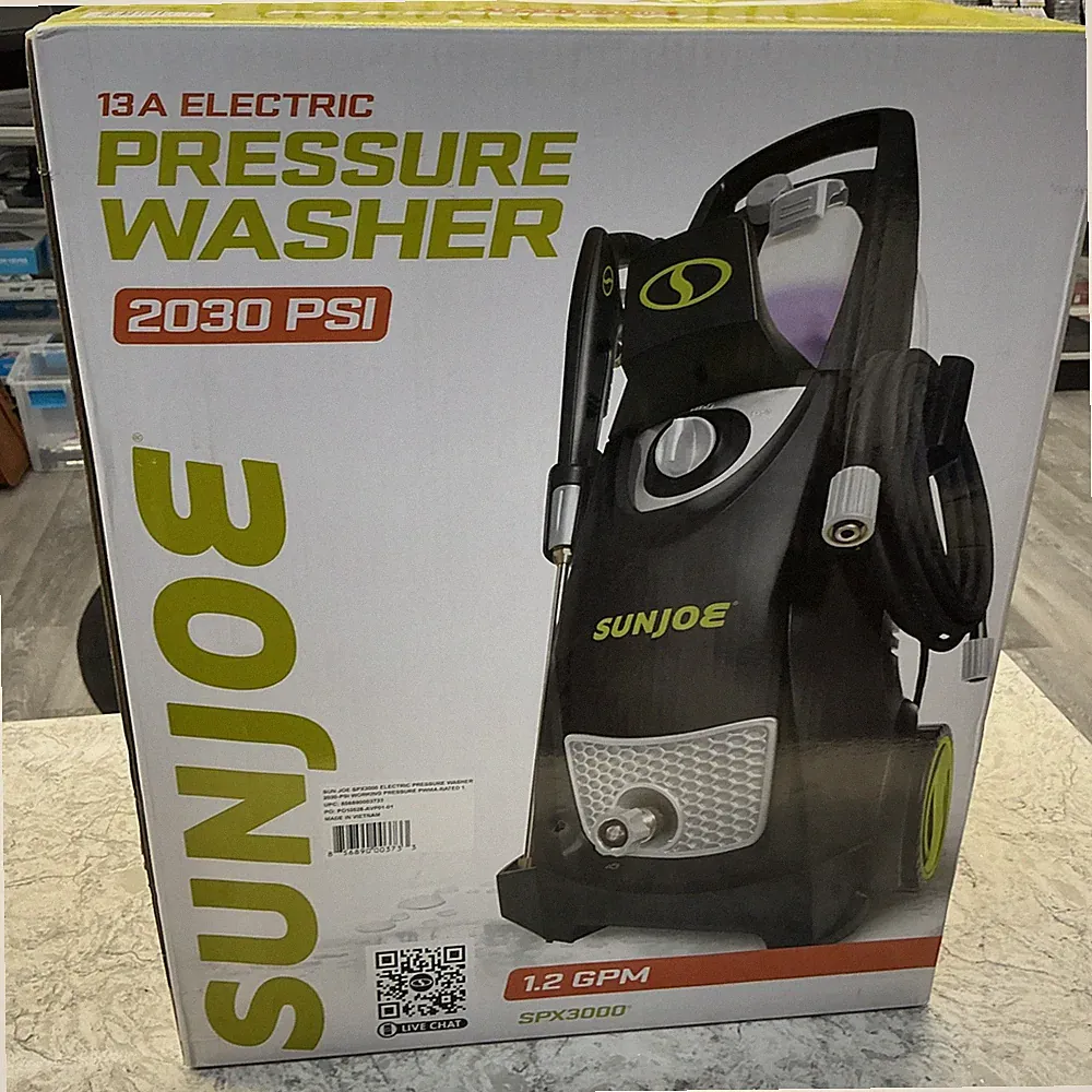 Sun Joe 2030 PSI Electric Powered Pressure Washer, 1.2 GPM Power Cleaner