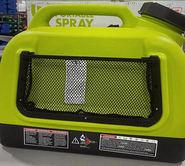 SUN JOE 24V CORDLESS PORTABLE SINK/SHOWER SPRAY WASHER KIT - GREEN/BLACK
