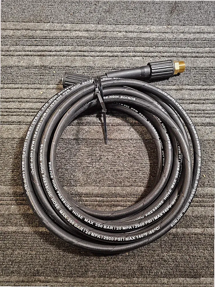 Sun Joe 25' Heavy-Duty Extension Pressure Washer Hose 200 BAR Max for SPX Series