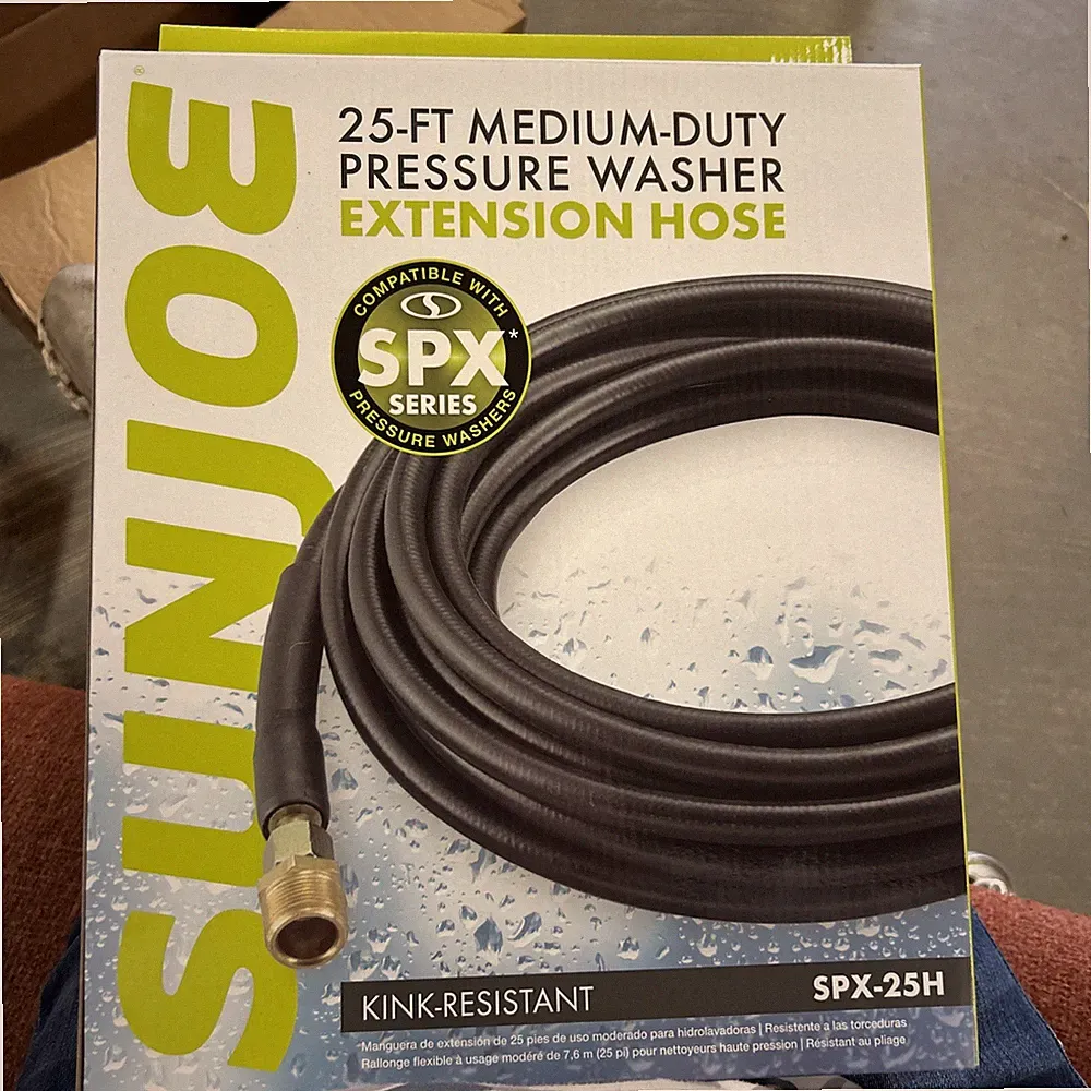Sun Joe 25' Pressure Washer Hose Extension 25 Ft Medium Duty SPX-25H OEM Genuine