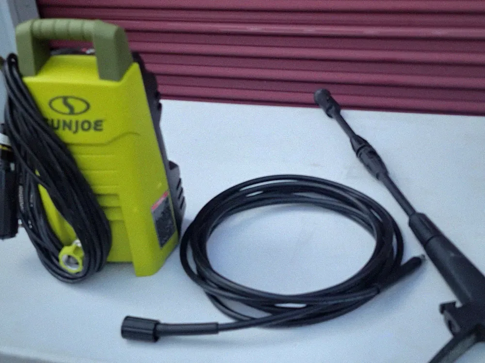 Sun Joe Corded Electric Cold Water Pressure Washer w/ Hose, Wand, Spray Gun