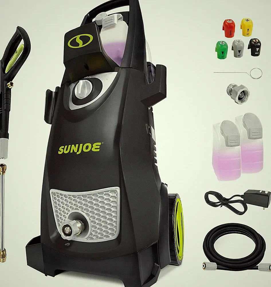 Sun Joe Electric Pressure Power Washer w/ 2 Soap Tanks, SPX3000 PWMA Certified