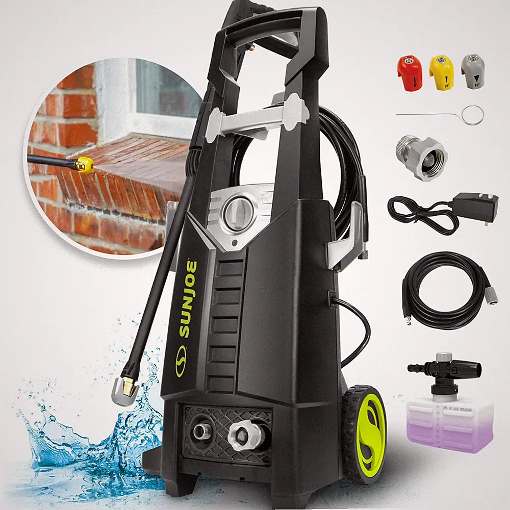 SUN JOE ELECTRIC PRESSURE WASHER 13-AMP ONBOARD FOAM CANNON *DISTRESSED PKG