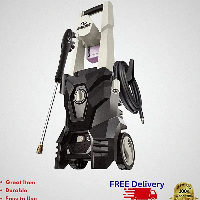 Sun Joe Electric Pressure Washer 2000 PSI 1.7 GPM 13-Amp Power Foamer Cannon New