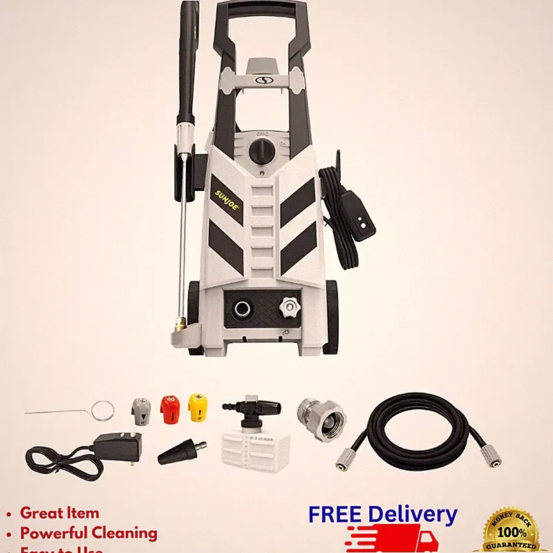 Sun Joe Electric Pressure Washer 2200 PSI 1.1 GPM Power Washer Foam Cannon Turbo