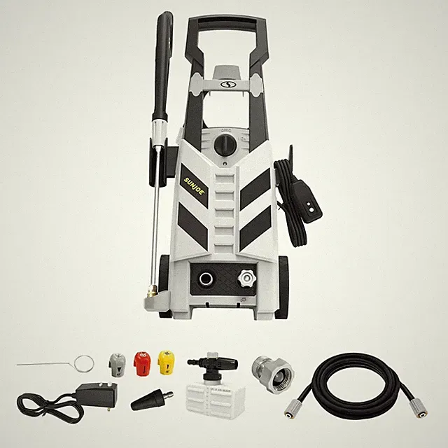Sun Joe Electric Pressure Washer, 2200-PSI-Included Foam Cannon-Turbo Nozzle NEW