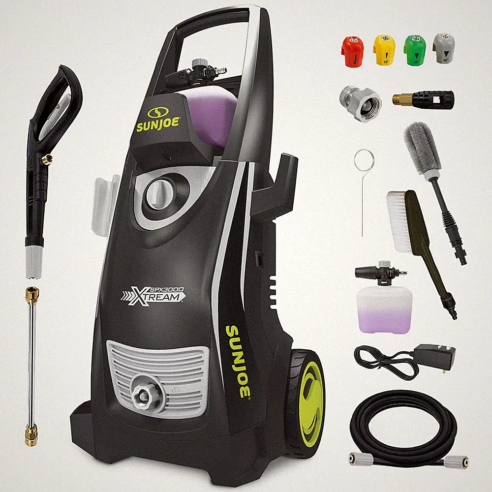 Sun Joe Electric Pressure Washer, Power Washer w/ Wheels, SPX3000-XT1 (Open Box)