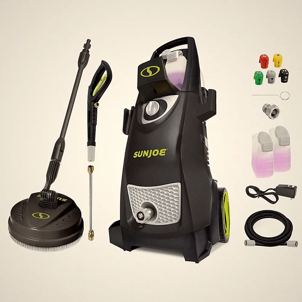 Sun Joe Portable 10 Inch Pressure Washer Attachment & Electric Pressure Washer