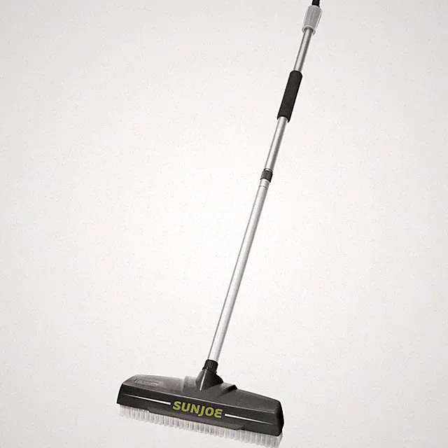 Sun Joe Power Scrubber Broom Long Handle Pressure Washer Attachment, SPX-PWB1