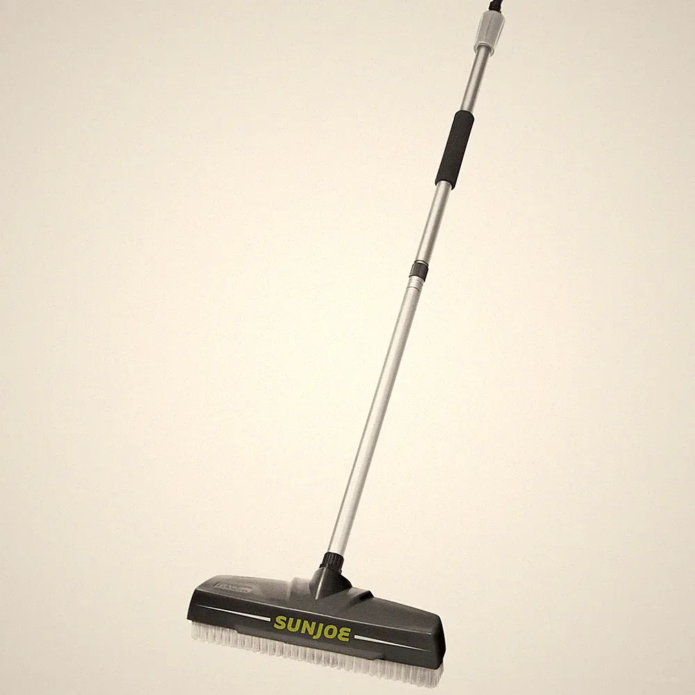 Sun Joe Power Scrubber Broom Long Handle Pressure Washer Attachment, SPX-PWB1