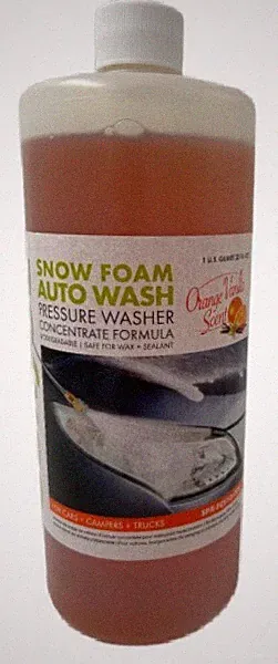 #Sun Joe Pressure Washer Auto Snow Foam Detergent Home & Auto in Orange-Vanilla