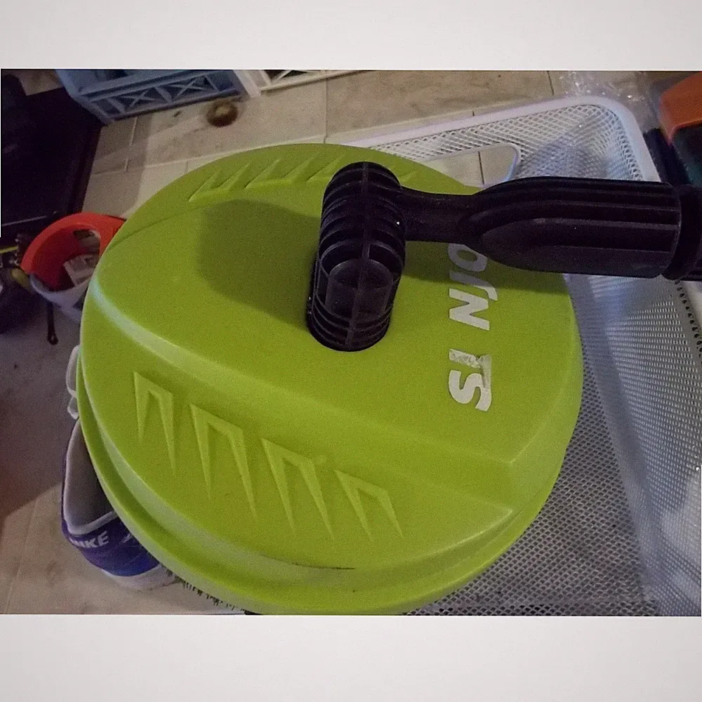 Sun Joe SPX-PCA10 10-Inch Surface Cleaner Attachment for Pressure Washers Green