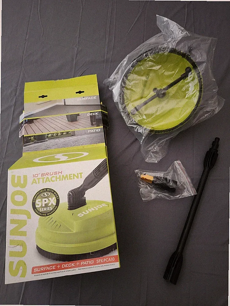 Sun Joe SPX PCA10 10" Pressure Washer Surface Cleaner Deck Patio Attachment New