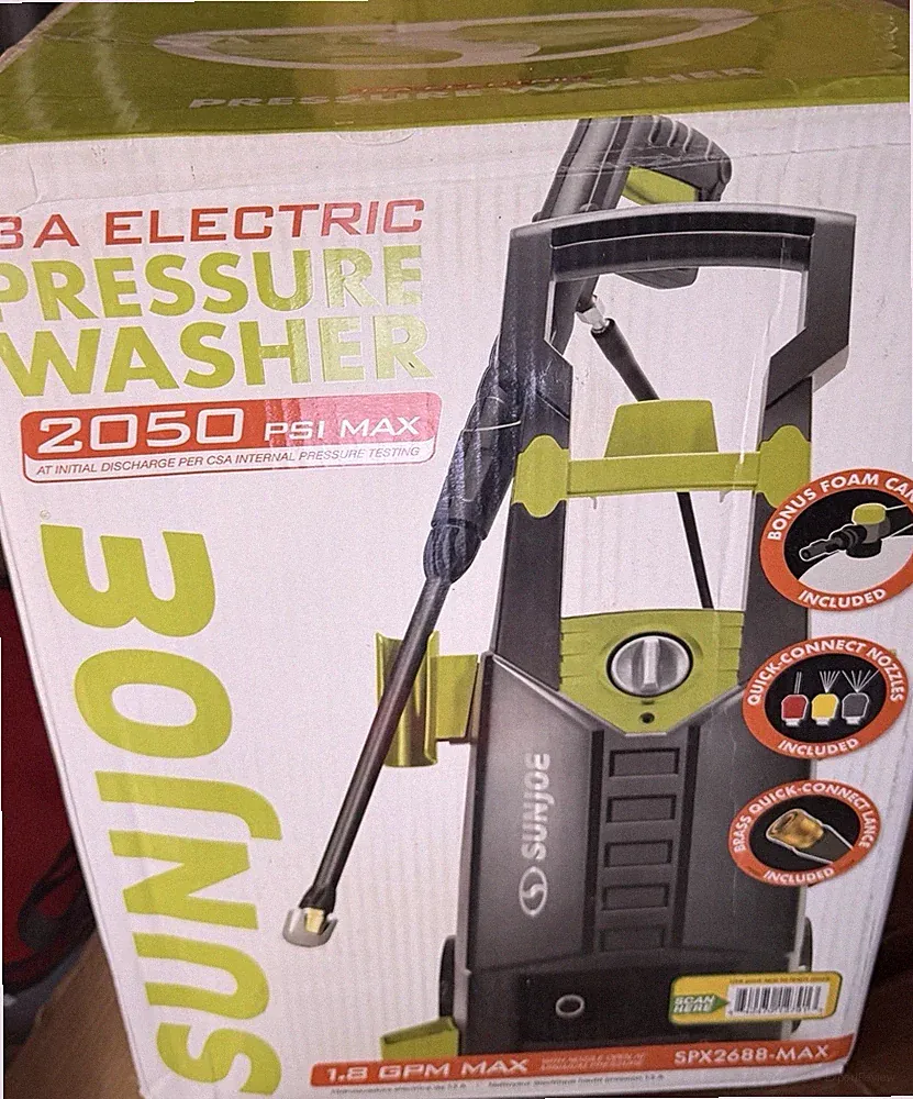 Electric 1.8 GPM pressure washer