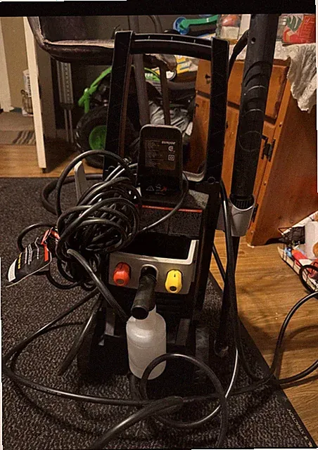 Sun Joe SPX3000 Wheel-Mounted Electric Pressure Washer 2000 PSI w/ Hose Wand