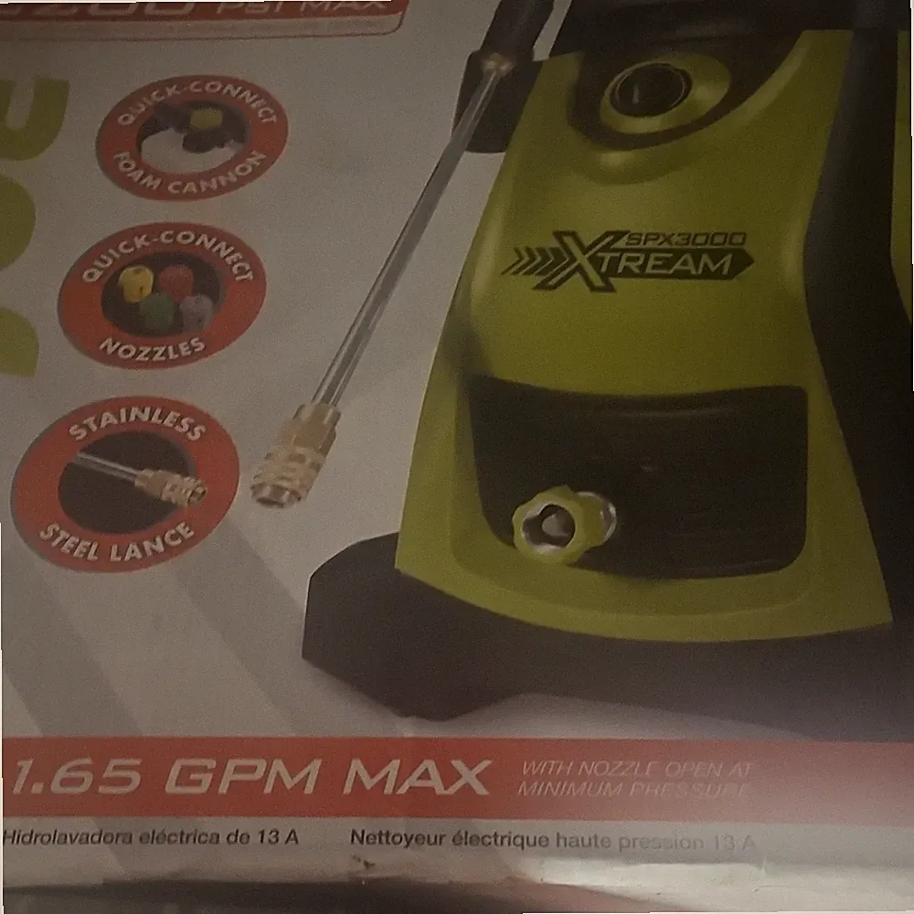 Sun Joe SPX3000 Xtream Pressure Washer 2200 PSI 1.65 GPM Stainless Lance