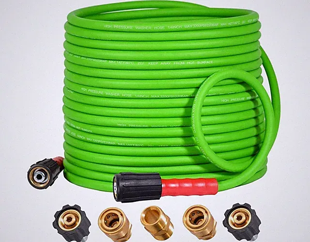 Super Flexible Pressure Washer Hose 50FT for Power Washer Replacement, Kink R...