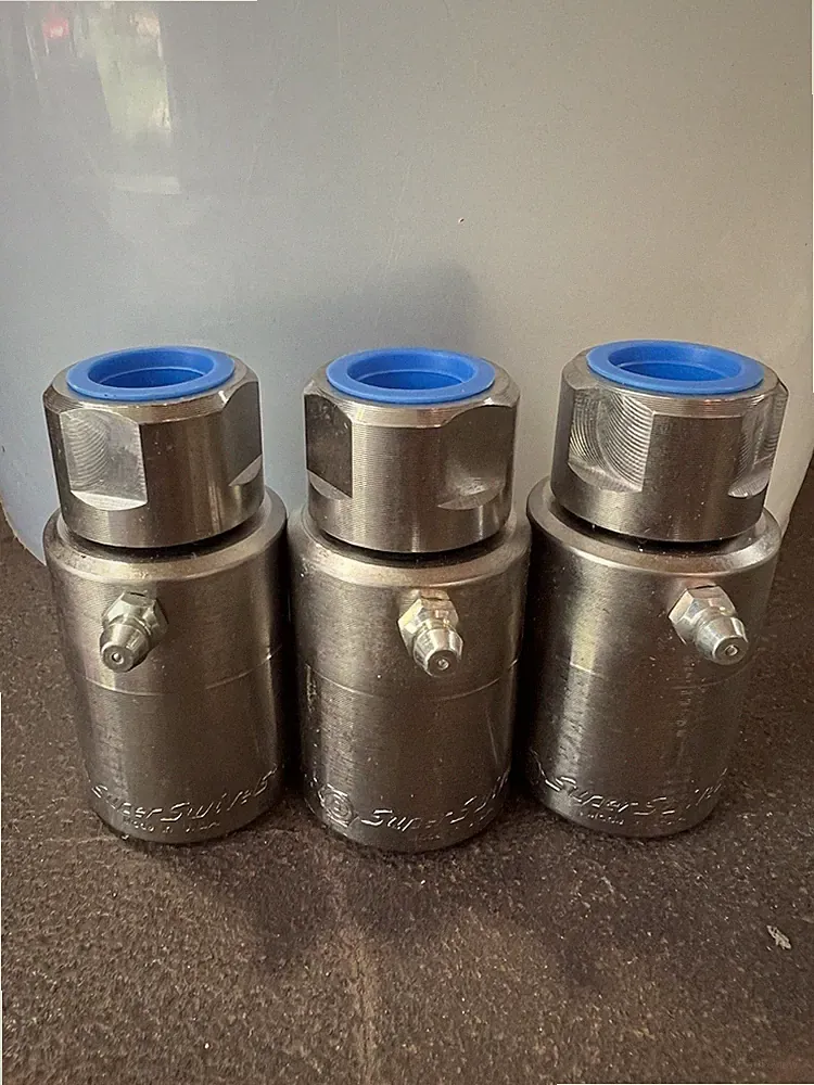 Super Swivel 1/2” 90 Degree Hose Reel Swivel 5000 PSI Heavy Duty NPT