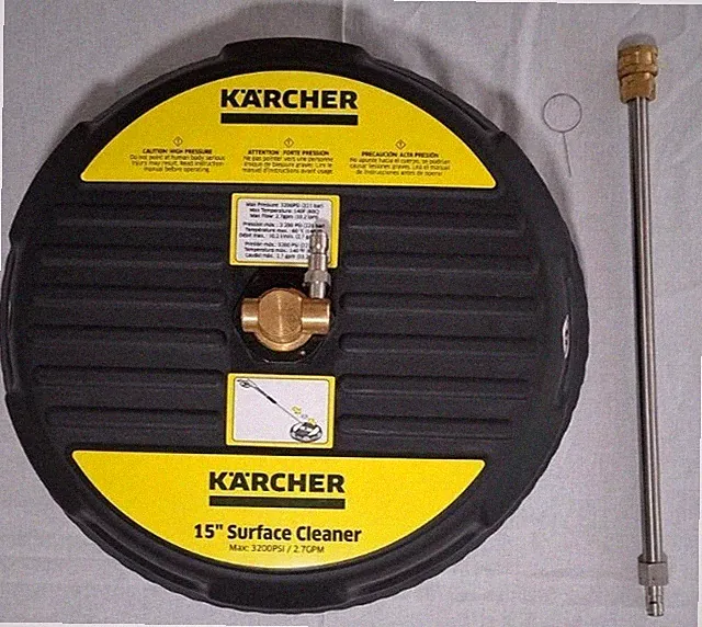 Surface Cleaner Pressure Washer Kärcher 15" Quick Connect 2600-3200 PSI