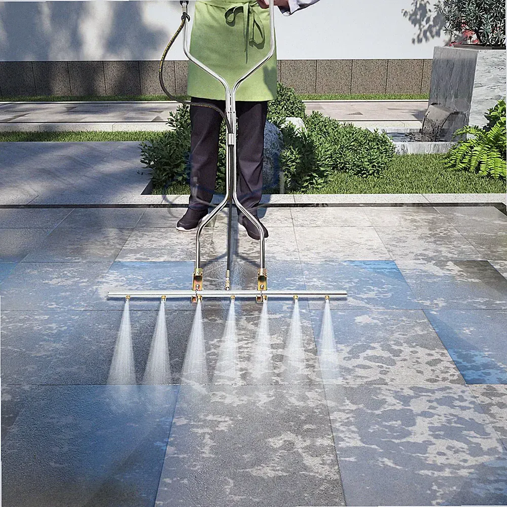 Surface Cleaner Water Broom Pressure Washer with 7 Nozzle 3/8''Interface 5000PSI