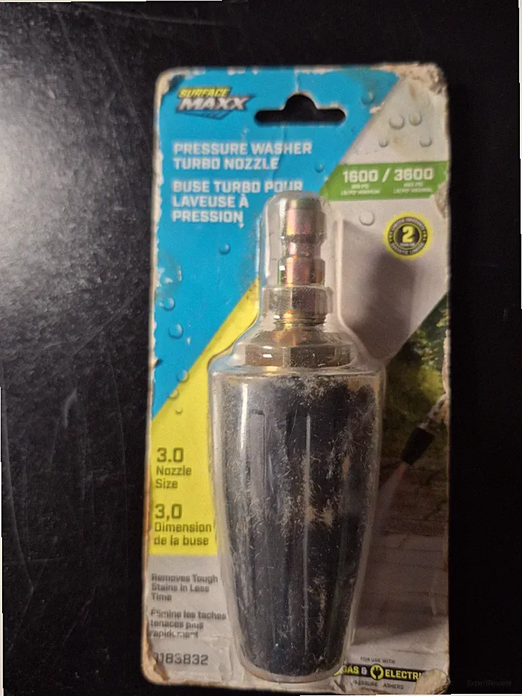 Surface Max Pressure Washer Nozzle 1600 Min PSI / 3600 Max PSI Unopened
