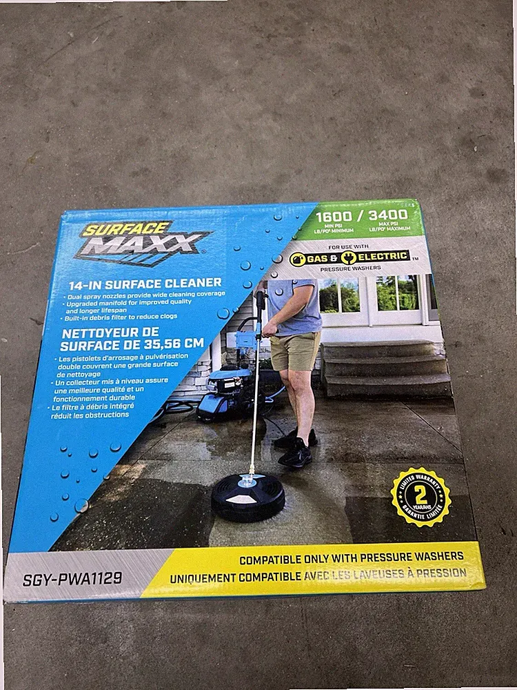 Surface Maxx 14" Surface Cleaner SGY-PWA1129 (TDY025090) Pressure Washer Attach