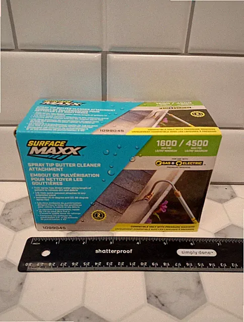 Surface Maxx Gutter Cleaner Spray Tip Attachment Compatible Pressure Washer FS!