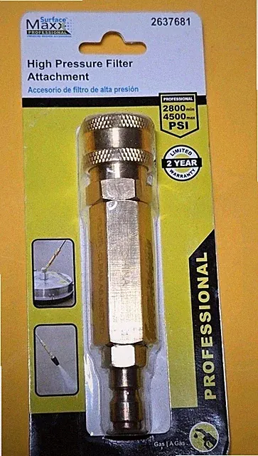 Surface Maxx High Pressure Filter Attachment Gas Professional #2637681